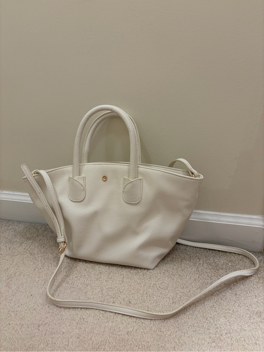 LC Lauren Conrad White Satchel